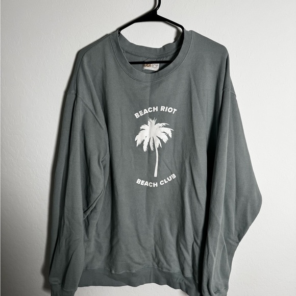 Beach Riot Light Blue Sweatshirt - Picture 2 of 4